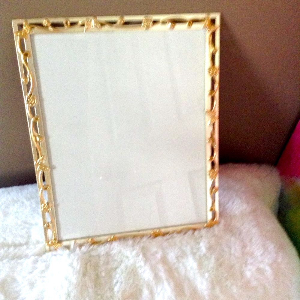 Brass Square picture frame-  8x10